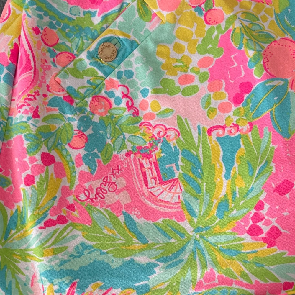 Lilly Pulitzer Bright Pink Multi Mini Skirt-Firm price - Picture 5 of 8